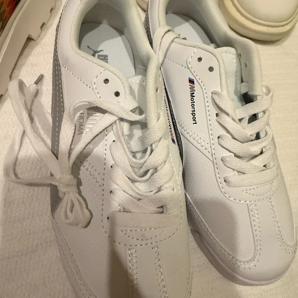 Puma White Motorsport Shoes - Picture 1 of 4
